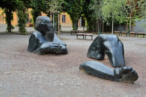 Sculpture Sunken Giant by Walter Sachs 1992