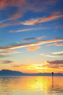 Sunset at Lake Constance