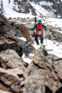 Mountaineers at the summit of the Sulzkogel