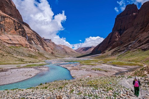 Pilgrims on the Kailash Kora