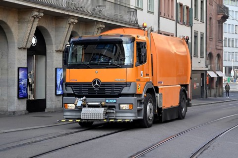 Commercial vehicle Street cleaning