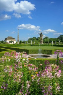 Garden of the former spa