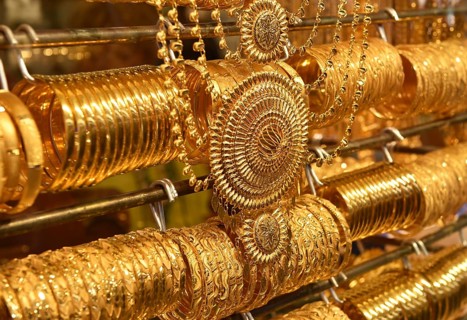Gold jewellery in Goldsouk Dubai