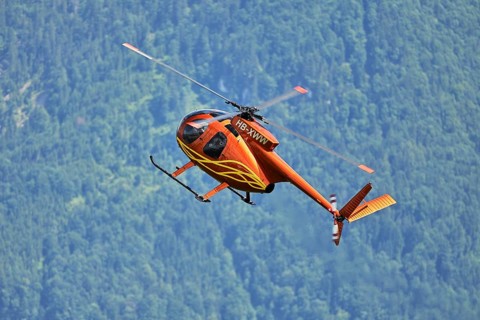 Vintage helicopter