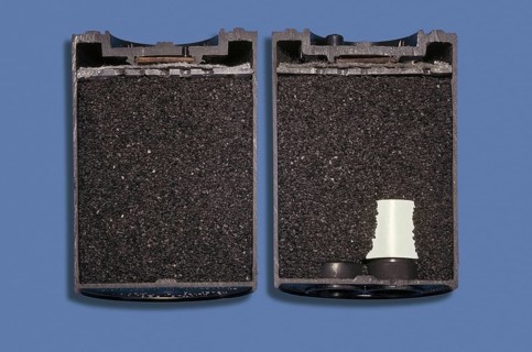 Activated Charcoal Water Filter Cross Section