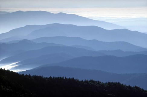 The Smokies Seen from Mt. Mitchel