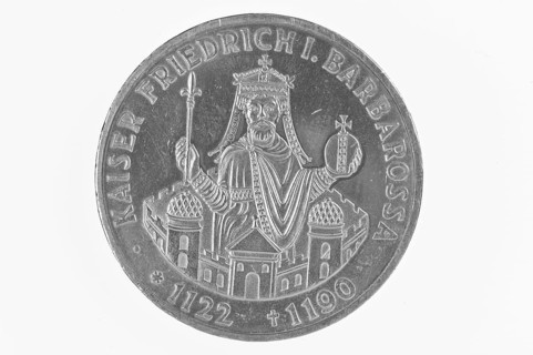 10 euro commemorative coin of Emperor Frederick Barbarossa