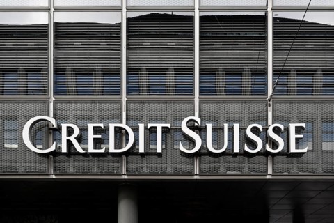 Credit Suisse lettering