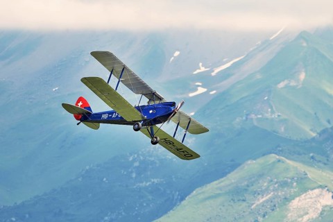 Vintage aircraft De Havilland Gipsy Moth