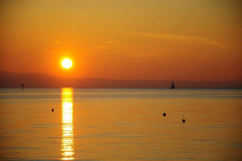 Sunset at Lake Constance