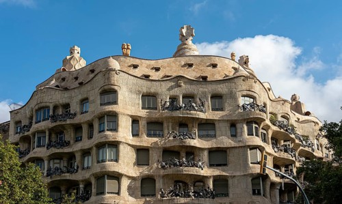 Casa Mila by Antoni Gaudi