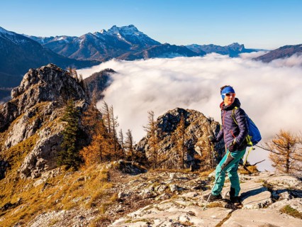 Mountaineer on the Grosser Schoberstein