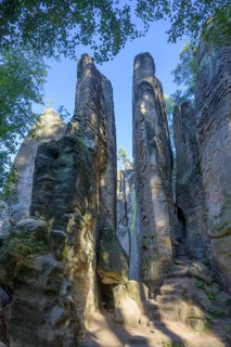 Path through the Prachov Rocks