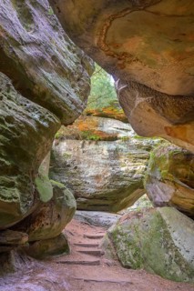 Sandstone rocks of