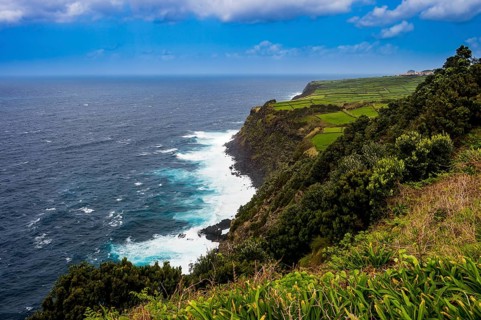 Coastline of the Island of Terceira