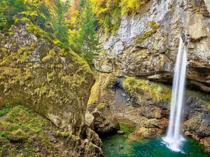Berglistueber waterfall