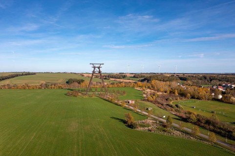 Hoist tower of the 403 Drosen shaft