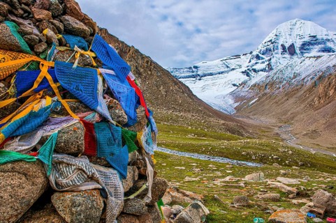 Mount Kailash along the Kailash Kora