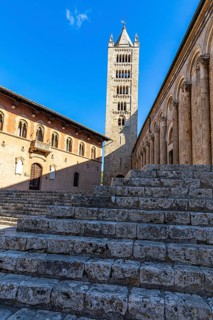 Steps up to the Cathedral of San Cerbone