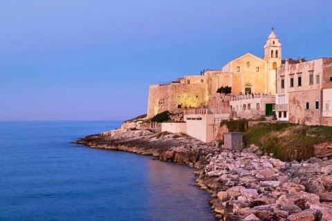 Church of San Francesco in the light of dusk