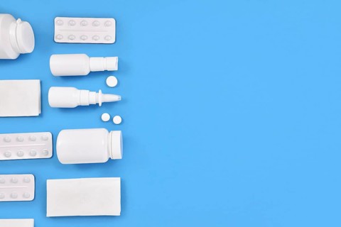 Medication for cold and flue. Nasal spray