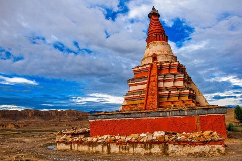 Stupa in the kingdom of Guge