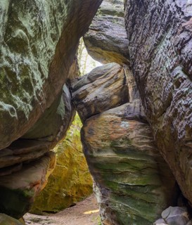 Sandstone rocks of