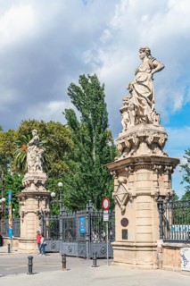Gate to Ciutadella Park and Barcelona ZOO
