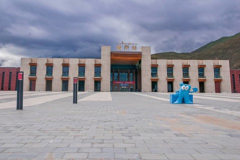 The railway station of Lhasa