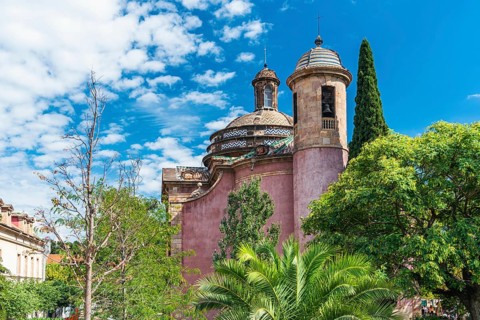 Citadel Military Church in Ciutadella Park