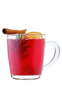 Hot raspberry and orange bumble with cinnamon and rosemary