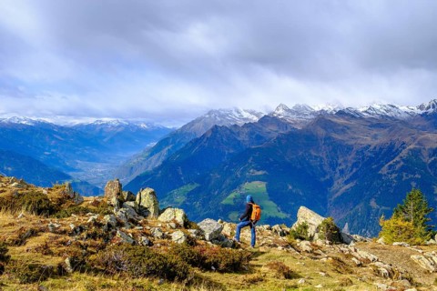 Hikers on the Almenweg