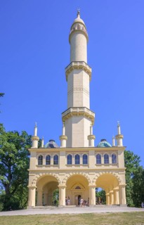 Minaret in the park of Eisgrub Castle