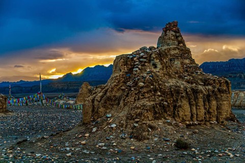 Stupa in the kingdom of Guge