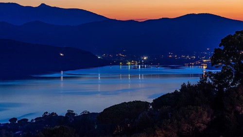 Blue hour over the Golfo Stella below Capoliveri