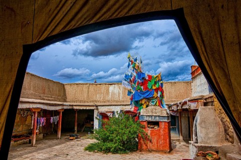 Old tibetan tempel in the kingdom of Guge
