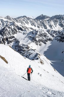 Ski tourers on the Sulzkogel