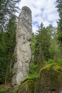 Sandstone rocks of Hruba Skala