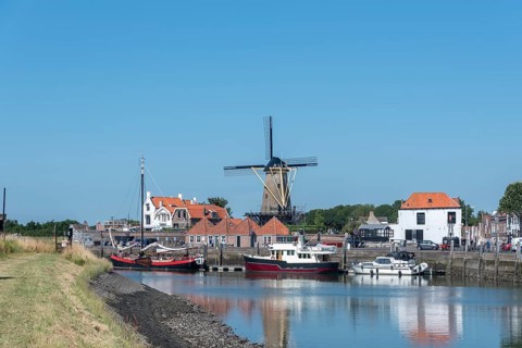 Den Haas windmill on the West Havendijk