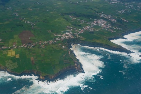 Aerial of the Island of Terceira