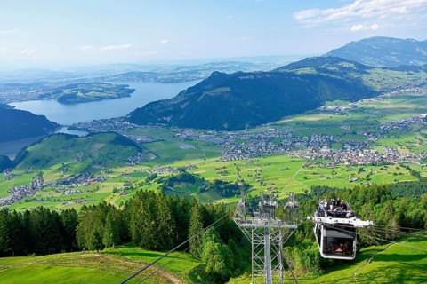 Convertible cable car