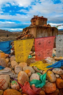Stupa in the kingdom of Guge