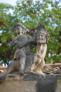 Monster figure at Villa Palagonia