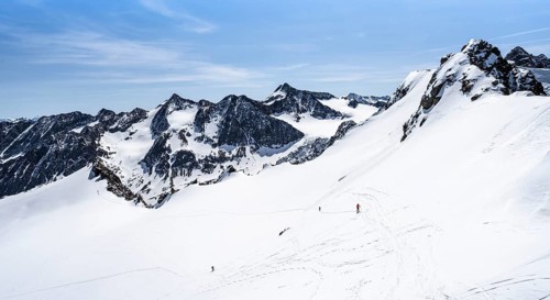 Berglasferner with Turmscharte and Vorderer Wilder Turm