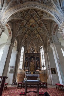 Altar room of the monastery church of St. Lambert