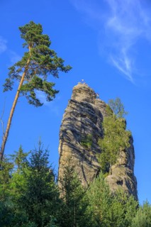 Climbers on Prachov rocks