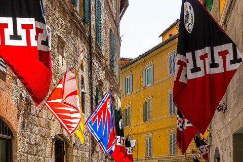 Palio Flags of Siena