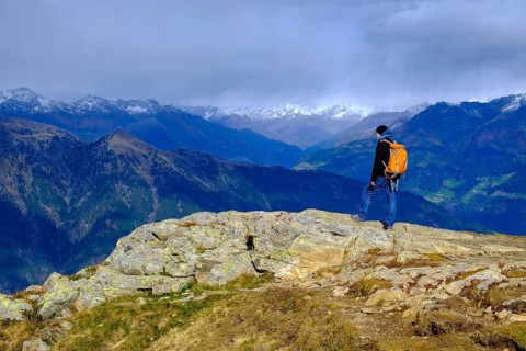 Hikers on the Almenweg