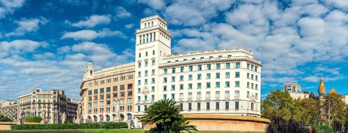 Plaza de Catalunya in Barcelona