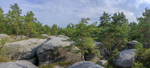 Sandstone rocks of
